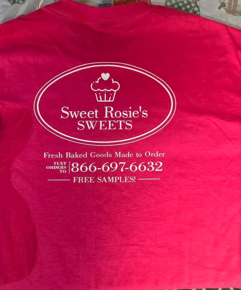 Sweet Rosie's Sweets printed t-shirt
